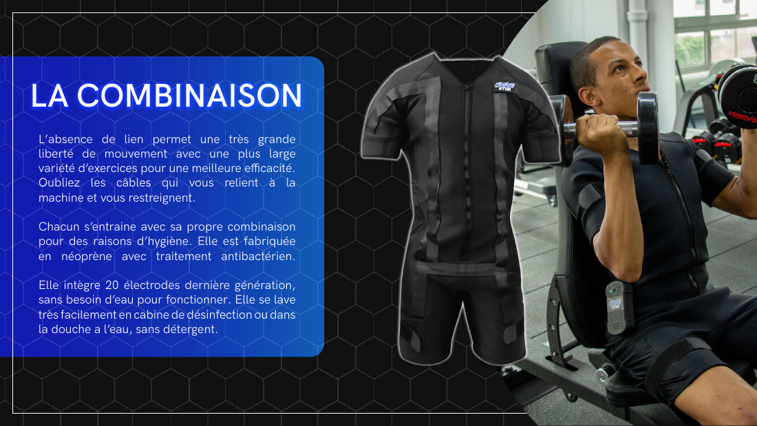 Combinaison CORE STIM, visuel historique